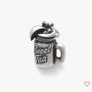 James Avery Sweet Tea Sterling Silver Charm (cut loop)